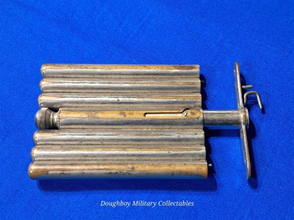 doctors-early field-satchel-bag-kit-syringe-medicalion-metal-holder-unmarked-no-syringe
