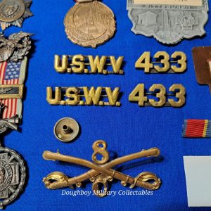 spanish-american-war-era-soldier-medals-from-the-8th-cavalry-unit-from-saint-louis-missouri-reunion-and-insignia