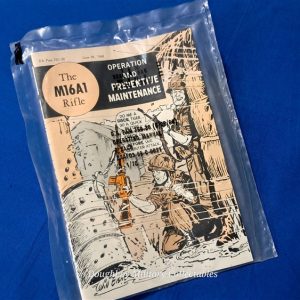 vietnam-war-m-16-rifle-maintenance-and cleaning-instruction-manual-1969-dated-in-the-original-wrapper