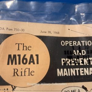 vietnam-war-m-16-rifle-maintenance-and cleaning-instruction-manual-1969-dated-in-the-original-wrapper