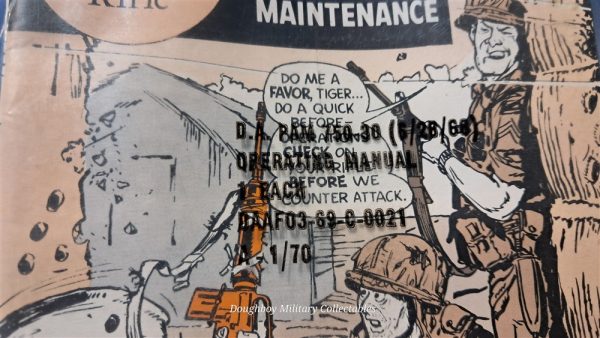 vietnam-war-m-16-rifle-maintenance-and cleaning-instruction-manual-1969-dated-in-the-original-wrapper