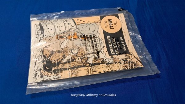 vietnam-war-m-16-rifle-maintenance-and cleaning-instruction-manual-1969-dated-in-the-original-wrapper