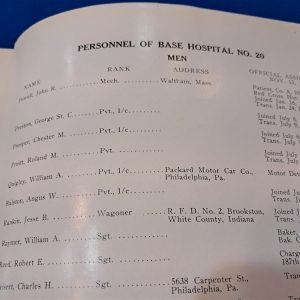 world-war-one-unit-history-of-base-hospital-number-twenty-in-the-american-expeditionary-forces-printed-1920-hard-cover