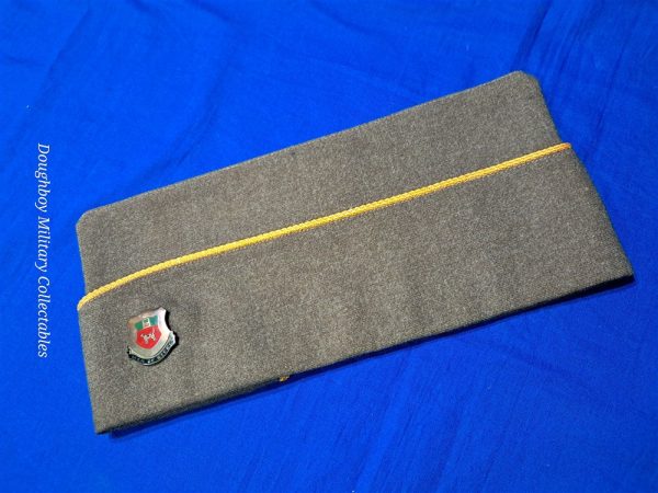 garrison-cap-cavalry korean-war-era-135-tanker-battalion-uit-cap-with-crest-missouri-unit-original