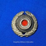 world-war-two-postal-visor-hat-insignia-cocard-painted-with-original-felt-and-finish