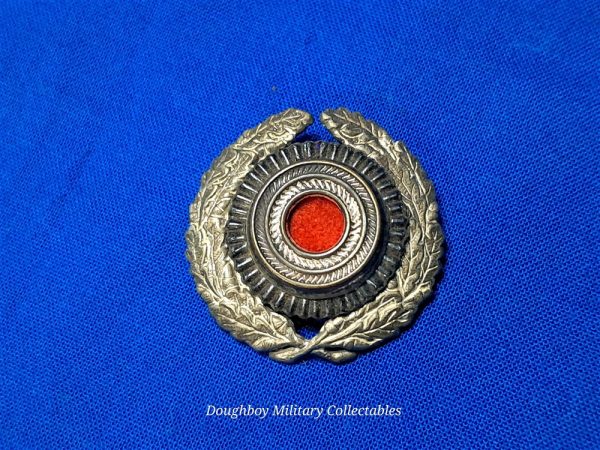 world-war-two-postal-visor-hat-insignia-cocard-painted-with-original-felt-and-finish