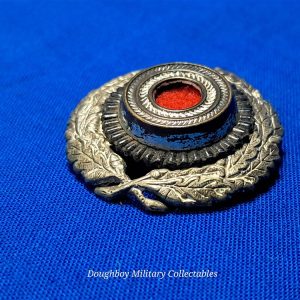 world-war-two-postal-visor-hat-insignia-cocard-painted-with-original-felt-and-finish
