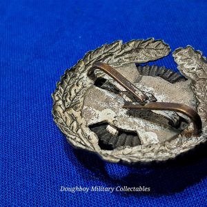 world-war-two-postal-visor-hat-insignia-cocard-painted-with-original-felt-and-finish