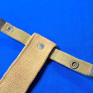 origianal-world-war-two-scabbard-for-fighting-knife-number-on-body-early-light-khacki-color-early webbing weave