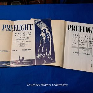 world-war-two-set-of-2-graduation-books-from-maxwell-field-called-the-preflight-1943-dated