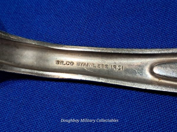 korean-war-era-1951-dated-mess-spoon-with-original-finish