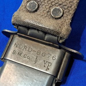 original-world-war-two-naval-scabbard-for-the-mark-two-fighting-knife-gray-color-fiber-body