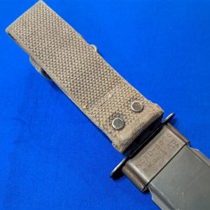 original-world-war-two-naval-scabbard-for-the-mark-two-fighting-knife-gray-color-fiber-body