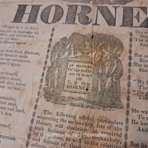 united-states-sloop-hornet-sunk-loss-of-all-life-1929-printed-paper-bradside-original