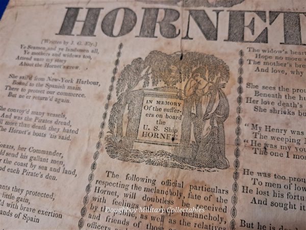 united-states-sloop-hornet-sunk-loss-of-all-life-1929-printed-paper-bradside-original