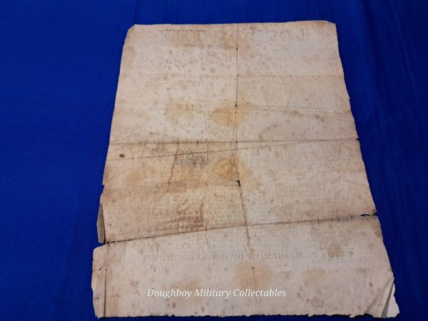 united-states-sloop-hornet-sunk-loss-of-all-life-1929-printed-paper-bradside-original