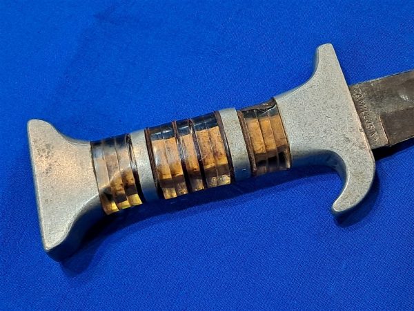 original-world-war-two-navy-sailors-fighting-knive-mark-two-theater-modifications-lucite-handle-aluminum-fittings-excellent