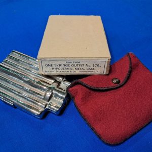 original-world-war-two-syringe-officers-set-in-manufacture-box-with-vials-spare-needles-felt-case