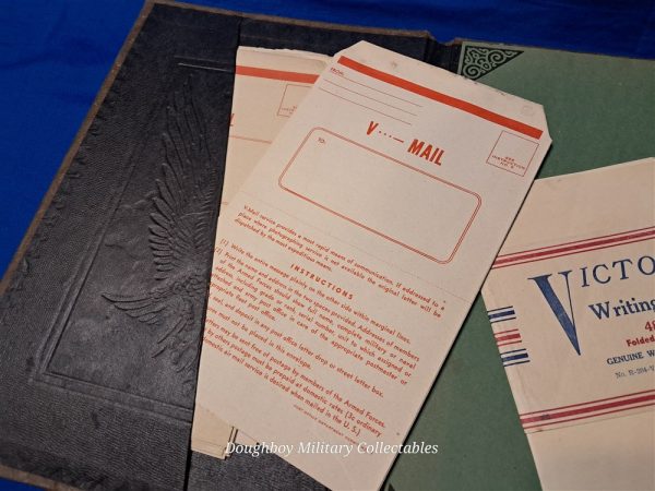 world-war-two-victory-v-mail-writing-paper-set-hard-cover-original